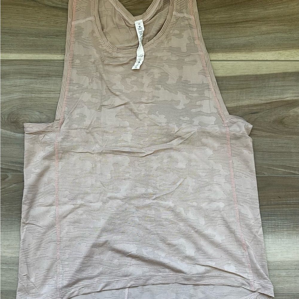 Lululemon Athletica Beige Tank Top